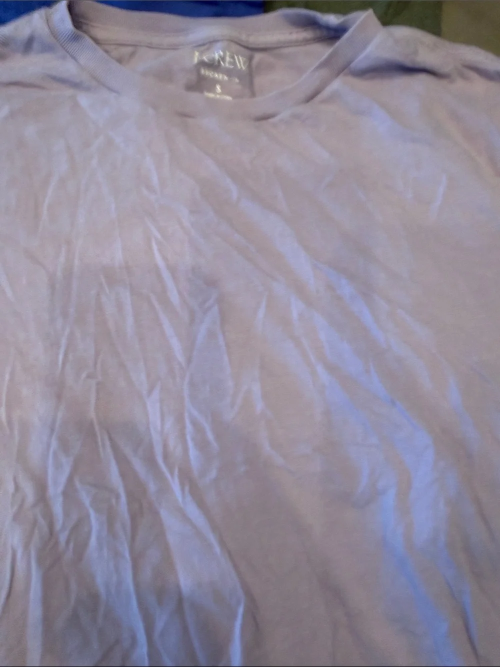 J. Crew Short Sleeve Crew Neck 3 Tees - Olive Green, Royal Blue, Light Lavender